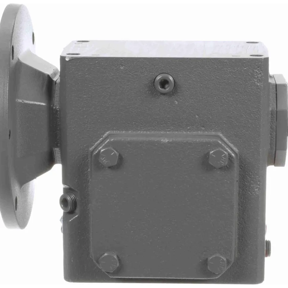 Speed Reducer: C-Face, 2.06" Center to Center Shaft, 15:1, 3/4 hp Max Input, Worm Gear