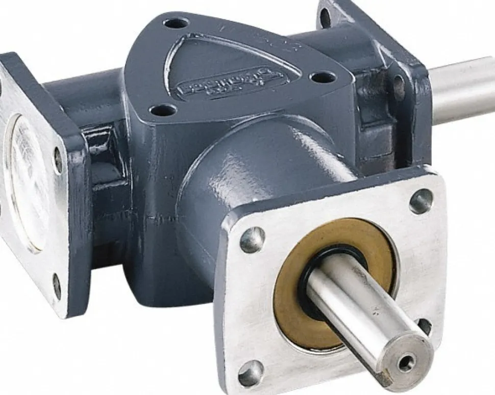Speed Reducer: Spiral Bevel, 1:1, 3-1/2 hp Max Input