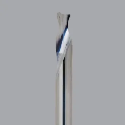 Spiral Router Bit: 1/4" Dia, 3/8" LOC, 1/4" Shank Dia, 1 Flute, Upcut