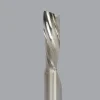 Spiral Router Bit: 1/4" Dia, 1-1/2" LOC, 1/4" Shank Dia, 1 Flute, Downcut