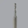 Spiral Router Bit: 1/16" Dia, 1/4" LOC, 1/8" Shank Dia, 1 Flute, Downcut