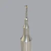 Spiral Router Bit: 1/16" Dia, 1/4" LOC, 1/4" Shank Dia, 1 Flute, Upcut