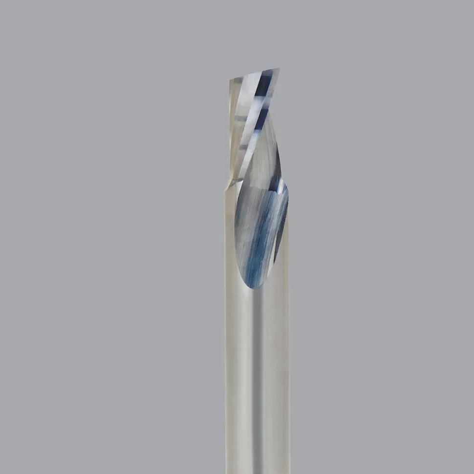 Spiral Router Bit: 3/8" Dia, 5/8" LOC, 3/8" Shank Dia, 1 Flute, Upcut