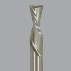 Spiral Router Bit: 1/2" Dia, 1-1/4" LOC, 1/2" Shank Dia, 2 Flute, Downcut