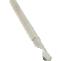 Spiral Router Bit: 1/8" Dia, 1/2" LOC, 1/8" Shank Dia, 1 Flute, Downcut