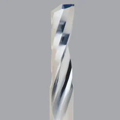 Spiral Router Bit: 1/4" Dia, 1-1/2" LOC, 1/4" Shank Dia, 1 Flute, Upcut