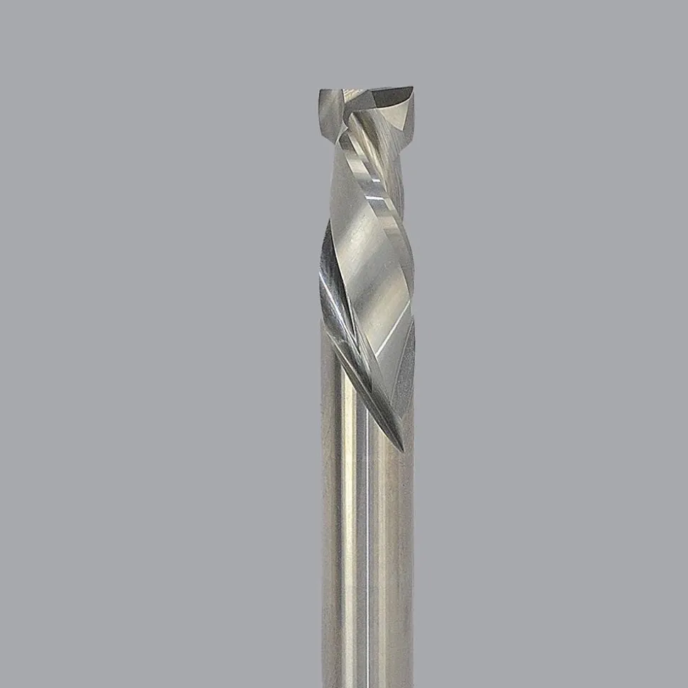 Spiral Router Bit: 1/2" Dia, 1-5/8" LOC, 1/2" Shank Dia, 2 Flute, Compression