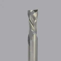Spiral Router Bit: 1/2" Dia, 1-1/8" LOC, 1/2" Shank Dia, 2 Flute, Compression