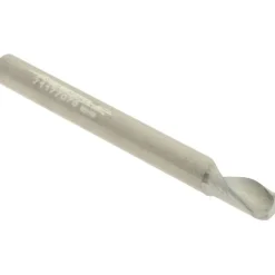 Spiral Router Bit: 1/8" Dia, 1/4" LOC, 1/8" Shank Dia, 1 Flute, Upcut