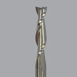 Spiral Router Bit: 1/8" Dia, 1/2" LOC, 1/8" Shank Dia, 2 Flute, Upcut