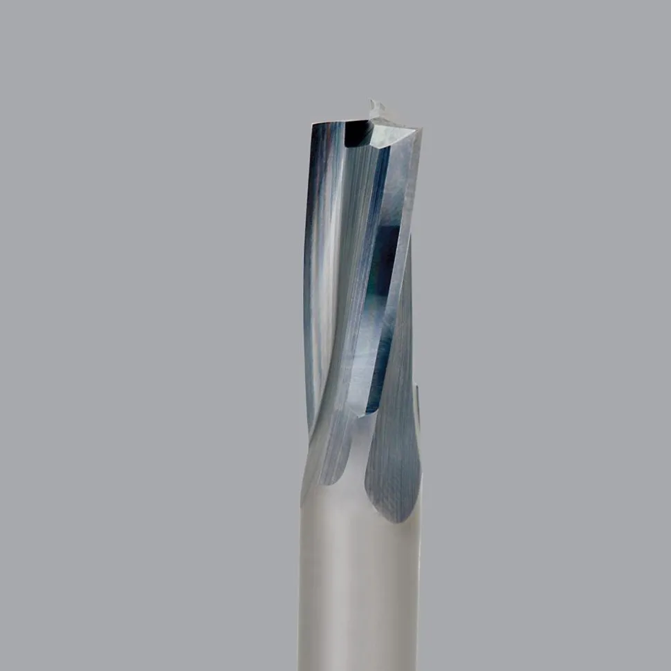 Spiral Router Bit: 3/8" Dia, 5/8" LOC, 3/8" Shank Dia, 3 Flute, Upcut