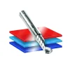 Spiral Router Bit: 1/8" Dia, 1/2" LOC, 1/8" Shank Dia, 1 Flute, Upcut
