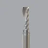 Spiral Router Bit: 7/32" Dia, 3/4" LOC, 1/4" Shank Dia, 1 Flute, Upcut
