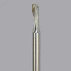 Spiral Router Bit: 1/4" Dia, 3/4" LOC, 1/4" Shank Dia, 1 Flute, Upcut