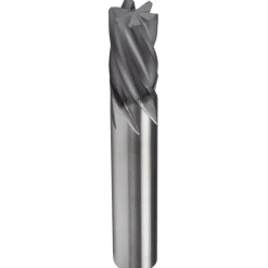 Spiral Router Bit: 1/4" Dia, 3/4" LOC, 1/4" Shank Dia, 6 Flute, Helical