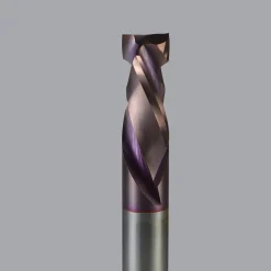 Spiral Router Bit: 1/2" Dia, 7/8" LOC, 1/2" Shank Dia, 2 Flute, Compression