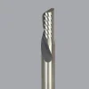Spiral Router Bit: 1/2" Dia, 1-1/8" LOC, 1/2" Shank Dia, 1 Flute, Downcut