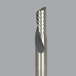 Spiral Router Bit: 1/2" Dia, 1-1/8" LOC, 1/2" Shank Dia, 1 Flute, Downcut