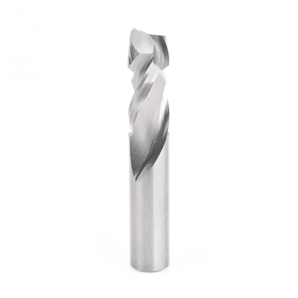 Spiral Router Bit: 1/2" Dia, 1-1/4" LOC, 1/2" Shank Dia, 2 Flute, Compression