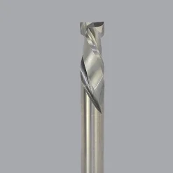 Spiral Router Bit: 1/2" Dia, 1-3/8" LOC, 1/2" Shank Dia, 2 Flute, Compression