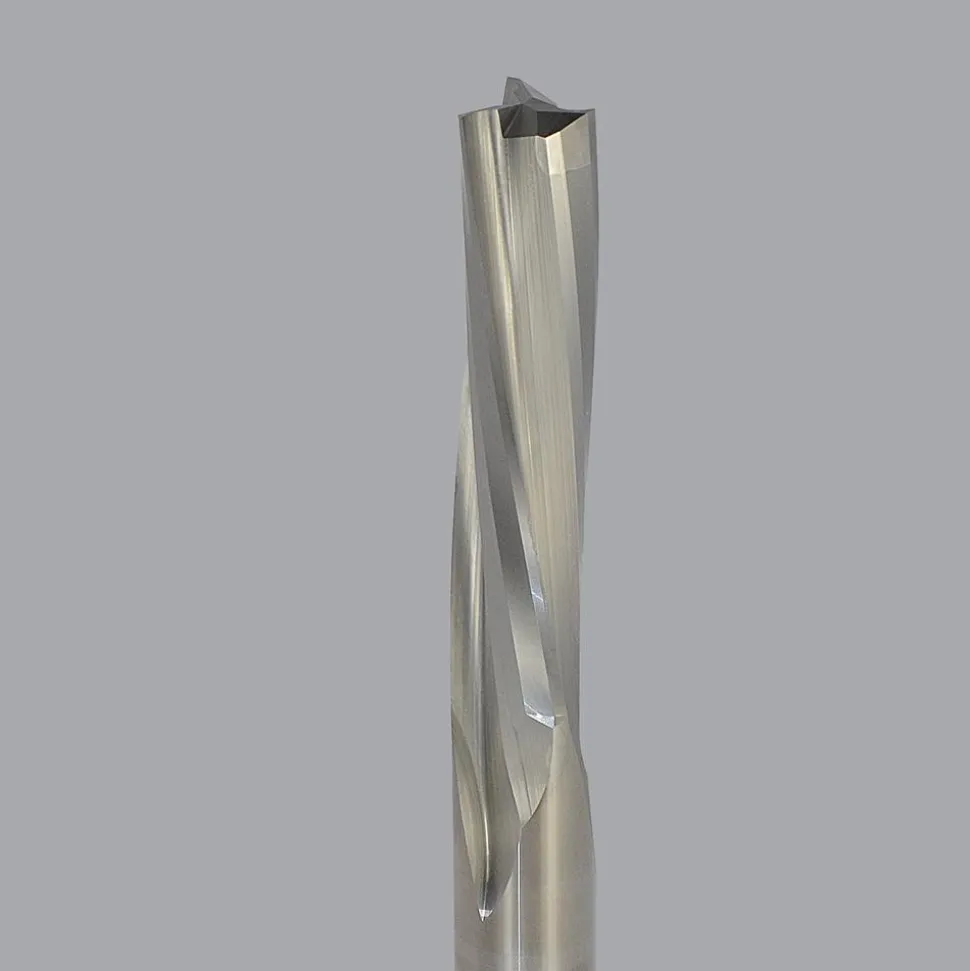 Spiral Router Bit: 3/4" Dia, 3-1/8" LOC, 3/4" Shank Dia, 3 Flute, Downcut