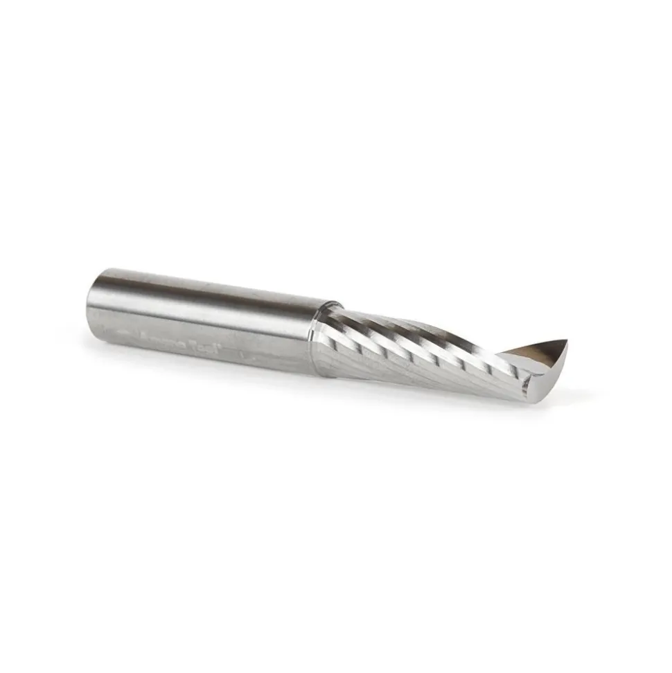 Spiral Router Bit: 1/2" Dia, 1-5/8" LOC, 1/2" Shank Dia, 1 Flute, Upcut