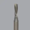 Spiral Router Bit: 3/16" Dia, 5/8" LOC, 1/4" Shank Dia, 1 Flute, Downcut
