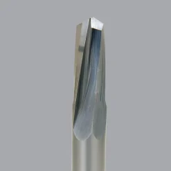 Spiral Router Bit: 1/4" Dia, 3/8" LOC, 1/4" Shank Dia, 2 Flute, Upcut