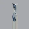 Spiral Router Bit: 1/2" Dia, 1-1/4" LOC, 1/2" Shank Dia, 2 Flute, Downcut