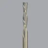 Spiral Router Bit: 1/8" Dia, 1/2" LOC, 1/8" Shank Dia, 2 Flute, Downcut