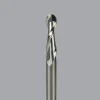 Spiral Router Bit: 1/4" Dia, 1/2" LOC, 1/4" Shank Dia, 2 Flute, Upcut