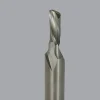 Spiral Router Bit: 5/16" Dia, 3/4" LOC, 1/2" Shank Dia, 1 Flute, Downcut