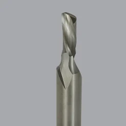 Spiral Router Bit: 5/16" Dia, 3/4" LOC, 1/2" Shank Dia, 1 Flute, Downcut