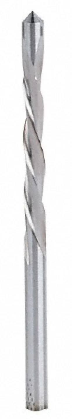 Spiral Router Bit: 1/8" Dia, 1/8" Shank Dia, Upcut