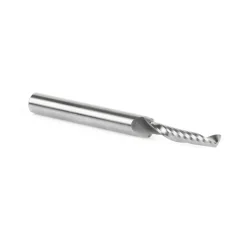 Spiral Router Bit: 4.76 mm Dia, 6.35 mm Shank Dia, 1 Flute, Upcut