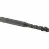 Spiral Flute Tap: M6x1, Metric Coarse, 3 Flute, Modified Bottoming Chamfer, 6H Class of Fit, Vanadium High-Speed Steel, Oxide Finish