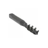 Spiral Flute Tap: 5/16-18, UNC, 3 Flute, Bottoming Chamfer, 2B Class of Fit, High-Speed Steel, Oxide Finish