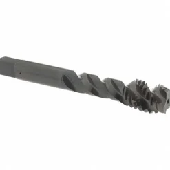 Spiral Flute Tap: 1/2-13, UNC, 3 Flute, Modified Bottoming Chamfer, 3B Class of Fit, Vanadium High-Speed Steel, Oxide Finish