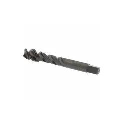 Spiral Flute Tap: 1/2-13, UNC, 3 Flute, Modified Bottoming Chamfer, 3B Class of Fit, Vanadium High-Speed Steel, Oxide Finish
