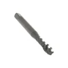 Spiral Flute Tap: #8-32, UNC, 3 Flute, Modified Bottoming Chamfer, 2B Class of Fit, Vanadium High-Speed Steel, Oxide Finish