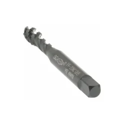 Spiral Flute Tap: 1/4-20, UNC, 3 Flute, Modified Bottoming Chamfer, 2B Class of Fit, Vanadium High-Speed Steel, Oxide Finish