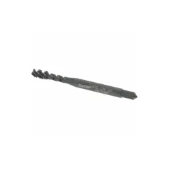 Spiral Flute Tap: #10-32, UNF, 3 Flute, Modified Bottoming Chamfer, 2B Class of Fit, Vanadium High-Speed Steel, Oxide Finish