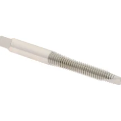 Spiral Point Tap: M6x1 Metric Coarse, 2 Flutes, Plug Chamfer, 6H Class of Fit, HSS