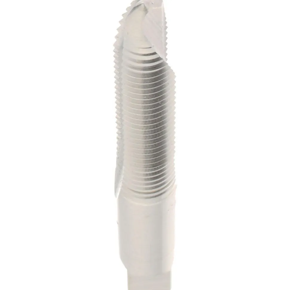 Spiral Point Tap: M8x1.25 Metric Coarse, 2 Flutes, Plug Chamfer, 6H Class of Fit, HSS
