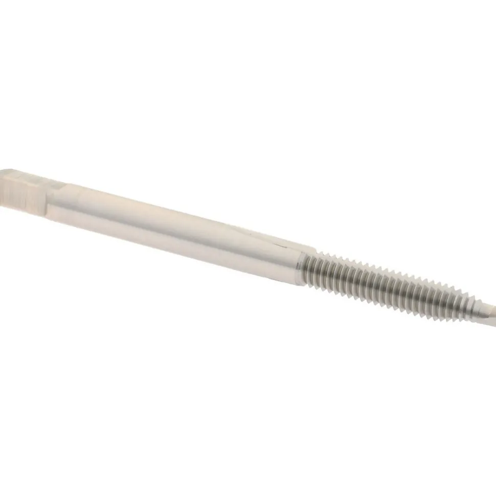 Spiral Point Tap: M4x0.7 Metric Coarse, 2 Flutes, Plug Chamfer, 6H Class of Fit, HSS