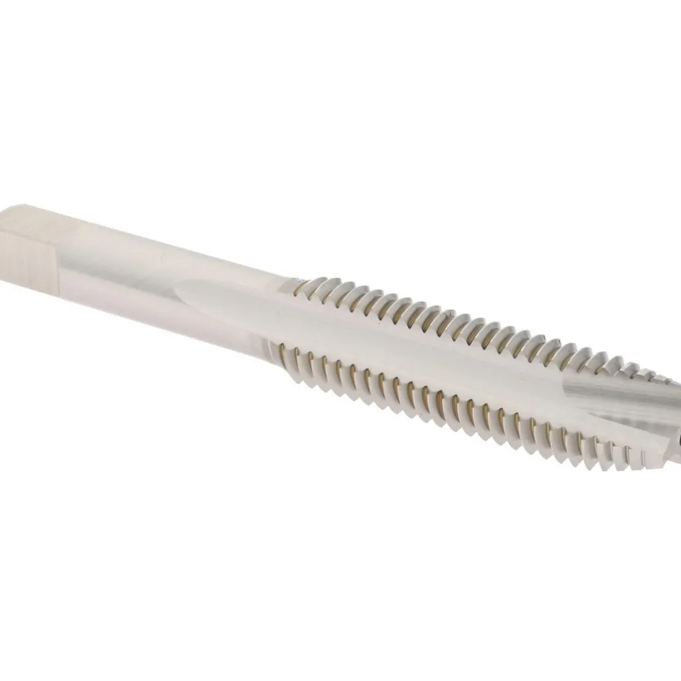 Spiral Point Tap: M12x1.75 Metric Coarse, 3 Flutes, Plug Chamfer, 6H Class of Fit, HSS