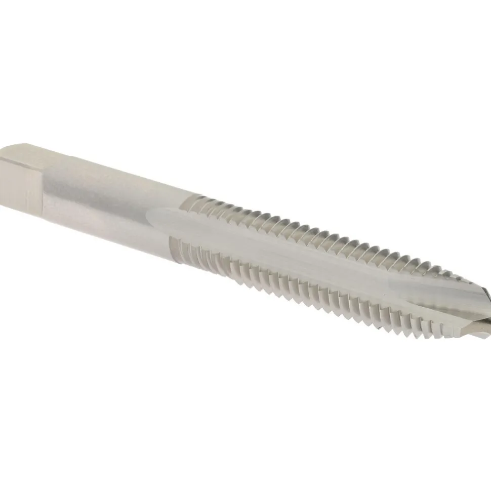 Spiral Point Tap: M10x1.5 Metric Coarse, 3 Flutes, Plug Chamfer, 6H Class of Fit, HSS