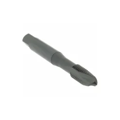 Spiral Point Tap: M8x1.25 Metric, 3 Flutes, Plug Chamfer, 6H Class of Fit, HSS-E Vanadium, Steam Oxide Coated