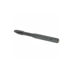Spiral Point Tap: M6x1 Metric, 3 Flutes, Plug Chamfer, 6H Class of Fit, HSS-E Vanadium, Steam Oxide Coated