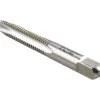 Spiral Point Tap: 3/8-16 UNC, 3 Flutes, Plug Chamfer, 3B Class of Fit, HSS, Bright/Uncoated Coated